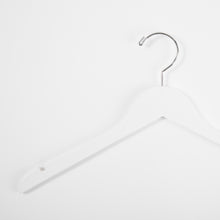 Load image into Gallery viewer, Hangers / White Wood Top Hanger
